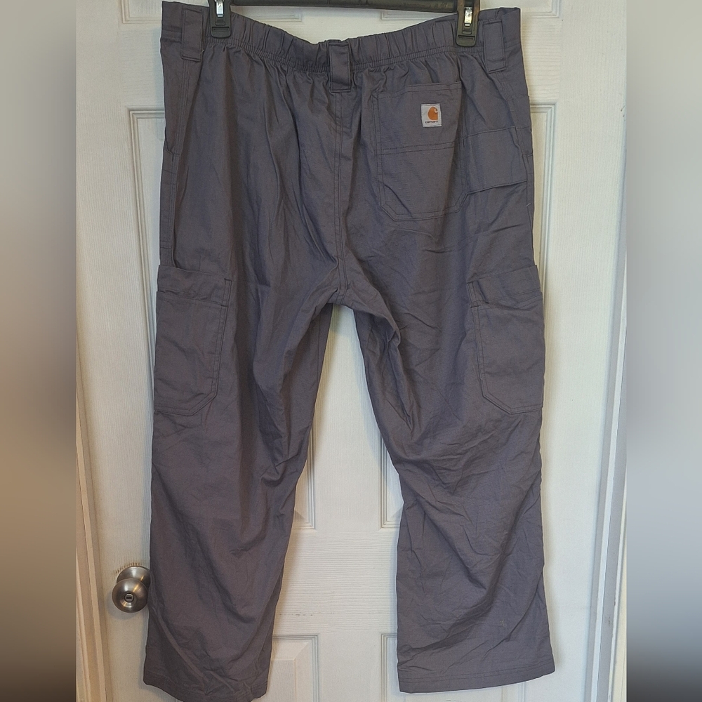 Carhartt ripstop gray pants new without tags. XL short